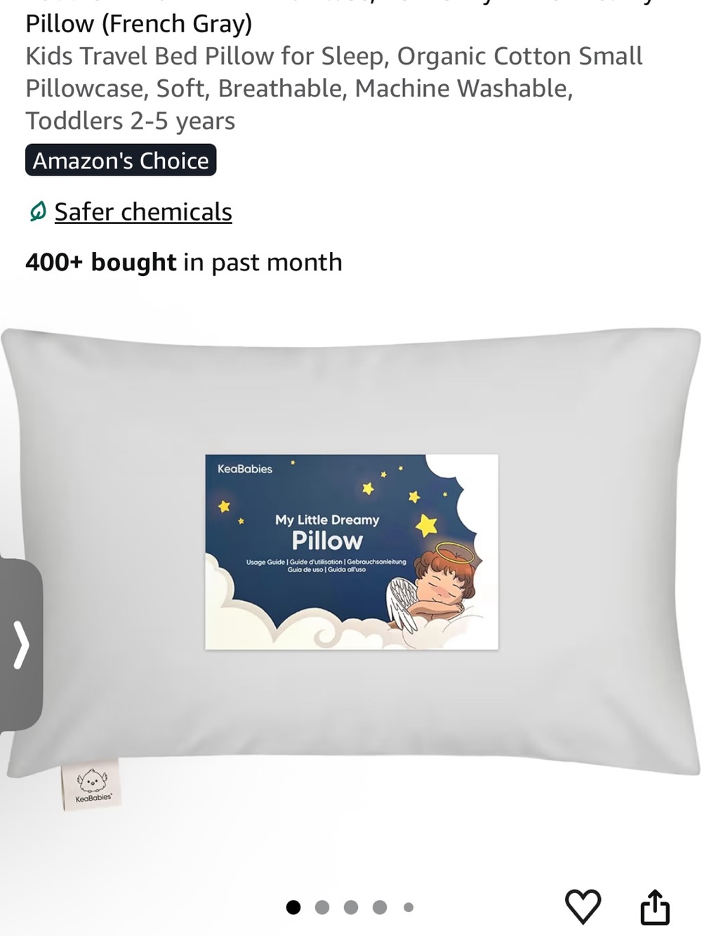 My Little Dreamy Pillow – French Gray
